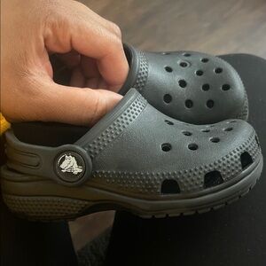 Toddler Black Crocs
